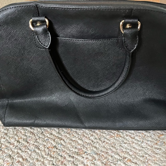 Michael Kors jet set satchel black saffiano leather crossbody bag - Picture 4 of 10